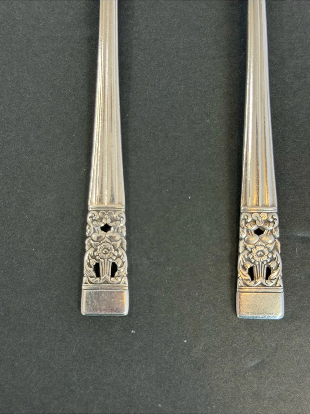 Community Plate Oneida Coronation Set Of 4 Salad Forks 6.5” Silver Plate 1936